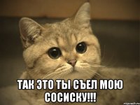  Так это ты съел мою сосиску!!!