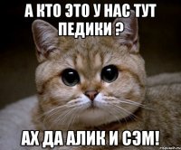 А кто это у нас тут педики ? Ах да Алик и Сэм!