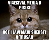 VI4ESIVAL MENJA U PISJKI VOT I LAVI MAJU SHERSTJ V TRUSAH