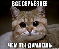 всё серьёзнее чем ты думаешь