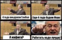 4 года внедряли Глобал Еще 4 года будем Марс А нафига? Работать надо лучше!