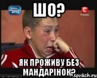 шо? як проживу без МАНДАРІНОК?