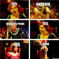 iOS Android Windows phone iOS iOS bada