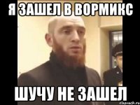 я зашел в вормикс ШУЧУ НЕ ЗАШЕЛ