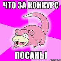 ЧТО ЗА КОНКУРС ПОСАНЫ