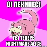 о! Пекинес! Ты теперь Nightmare Alice