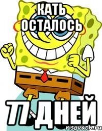 кать осталось 77 дней