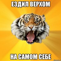 Ездил верхом На самом себе