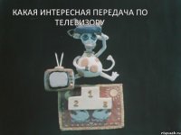 какая интересная передача по телевизору 