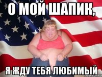 О мой шапик, Я жду тебя любимый