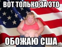 вот только за это ОБОЖАЮ США