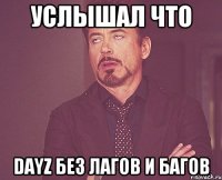 Услышал что DayZ без лагов и багов