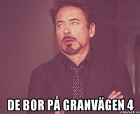  De bor på Granvägen 4