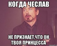 КОГДА ЧЕСЛАВ НЕ ПРИЗНАЕТ,ЧТО ОН ТВОЯ ПРИНЦЕССА