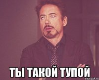  ты такой тупой