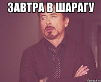 завтра в шарагу 