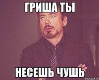 Гриша ты несешь чушь
