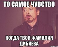 то самое чувство когда твоя фамилия ДИБИЕВА