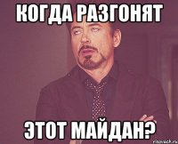 Когда разгонят этот Майдан?