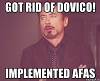 Got rid of Dovico! Implemented AFAS