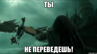 ты НЕ ПЕРЕВЕДЕШЬ!