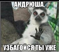 АНДРЮША, УЗБАГОЙСЯ ТЫ УЖЕ