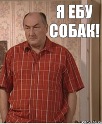 Я ебу собак!