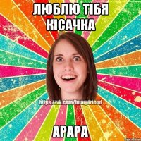 люблю тібя кісачка арара
