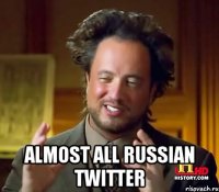  ALMOST ALL RUSSIAN TWITTER