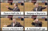 Полк в Half-Life 2 Бюрер в Skyrim'e Излом в Resident Evil А полярный где