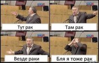 Тут рак Там рак Везде раки Бля я тоже рак