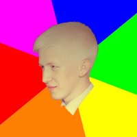Создать мем Брутальний блонд