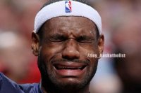 Создать мем Lebron crying