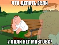 Что делать,если у Ляли нет мозгов!?