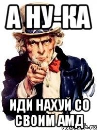 А ну-ка Иди нахуй со своим АМД