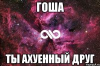 Гоша Ты ахуенный друг