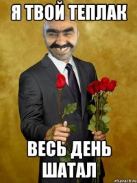 я твой теплак весь день шатал