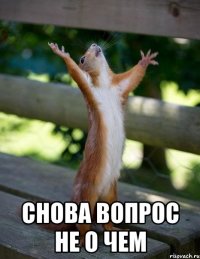  Снова вопрос не о чем