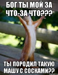 Бог ты мой за что-за что??? Ты породил такую Машу с сосками??