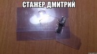 Стажер Дмитрий 