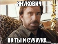 Янукович ну ты и суууука....