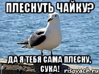 Плеснуть чайку? Да я тебя сама плесну, сука!