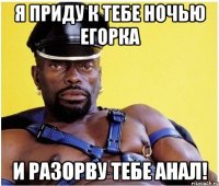 Я приду к тебе ночью егорка И разорву тебе анал!