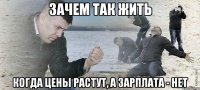 Зачем так жить Когда цены растут, а зарплата - нет