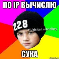 ПО IP ВЫЧИСЛЮ СУКА