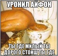 уронил айфон ты где милый ты дорого стоиш ты где