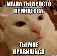 Маша ты просто Принцесса ты мне нравишься