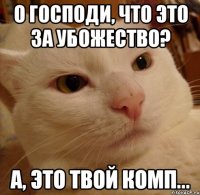 О ГОСПОДИ, ЧТО ЭТО ЗА УБОЖЕСТВО? А, ЭТО ТВОЙ КОМП...