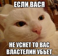 Если вася Не уснет то вас властелин убьет