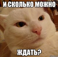 И сколько можно ЖДАТЬ?